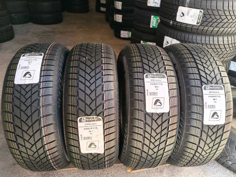 Matador Nordicca MP93 215/55r17 98V Extra Load made in France 26рік, НОВІ (8,5мм) ЗИМОВІ — фото 2