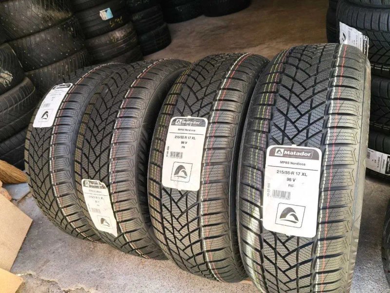 Matador Nordicca MP93 215/55r17 98V Extra Load made in France 26рік, НОВІ (8,5мм) ЗИМОВІ — фото 3