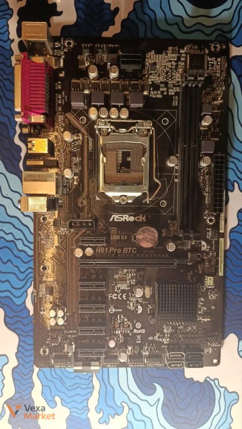 Материнська плата ASRock H81 Pro BTC Socket 1150