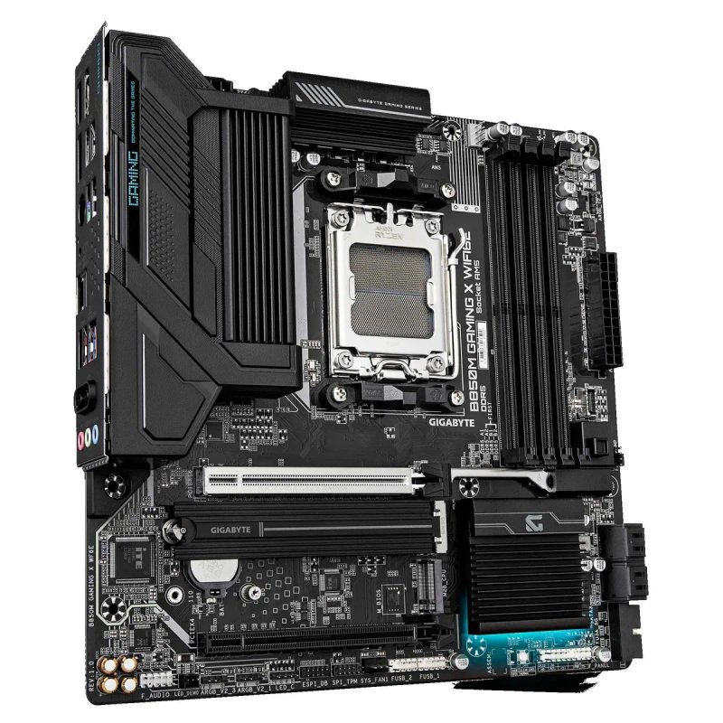 Материнська Плата Gigabyte B850M GAMING X WiFi 6E Socket AM5 DDR5 M.2 PCIE USB 3.2 — фото 3