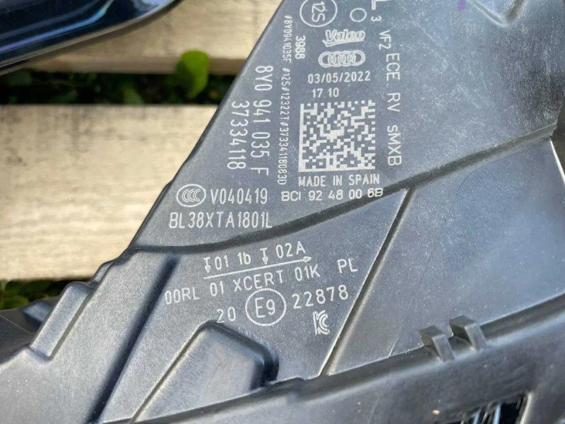 MATRIX Фары Audi A3 Full Led  Оптика Ауди А3 Фонари Ауди A3 Фара — фото 6