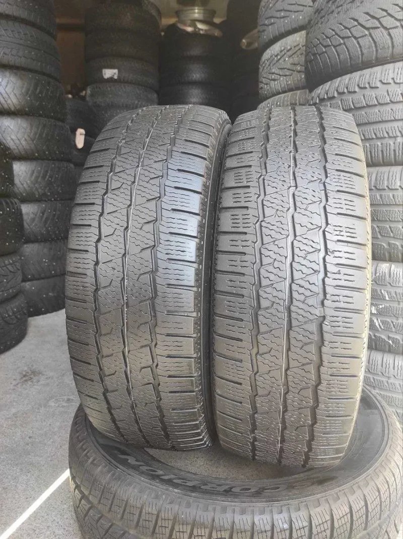 Maxxis Vansmart Snow WL2 215/60r17c made in Thailand 2шт, 18год, 6-6,4мм, ЗИМА. Привезены из Германии — фото 2