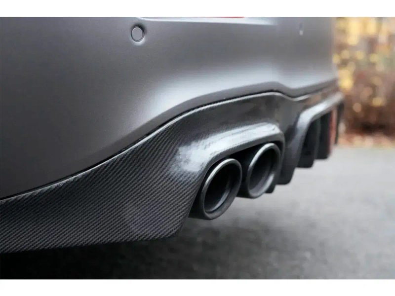 Mercedes E-сlass W213 Задній дифузор (для E63 AMG 2020-2023, Карбон) — фото 2