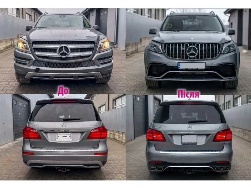 Mercedes GL X166 Комплект рестайлінгу в GLS63 AMG — фото 2