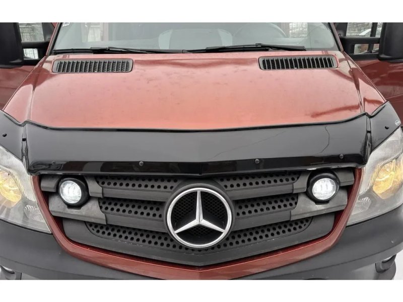 Mercedes Sprinter W906 2013-2017 Дефлектор капота (мухобойка) EuroCap — фото 5