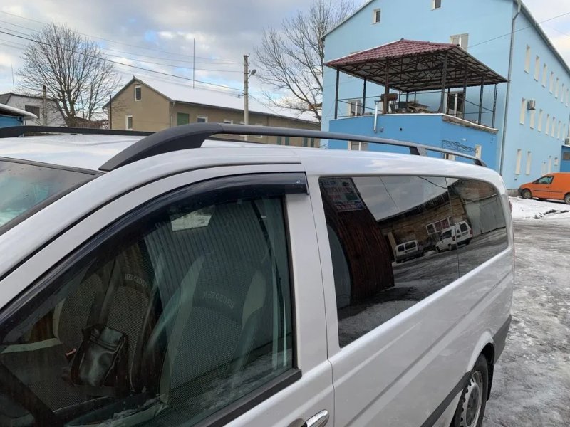 Mercedes Vito W447 Рейлинги ELITE (черные) — фото 2