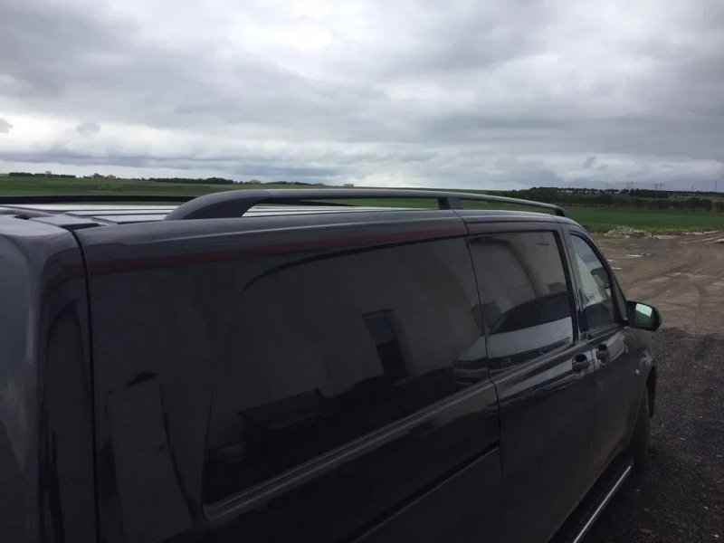 Mercedes Vito W447 Рейлинги ELITE (черные) — фото 4