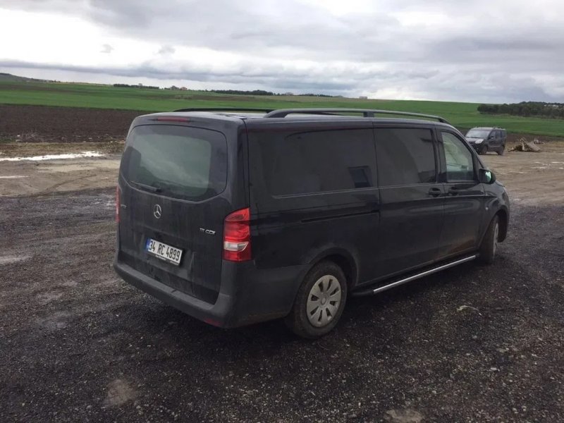 Mercedes Vito W447 Рейлинги ELITE (черные) — фото 7