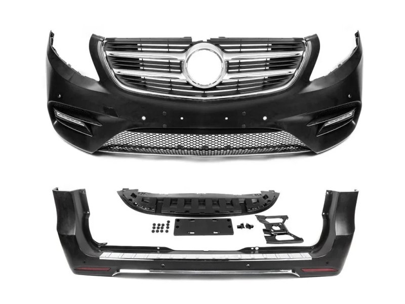 Mercedes Vito W447, V-class Комплект обвесов AMG (бампера, решетка) — фото 5