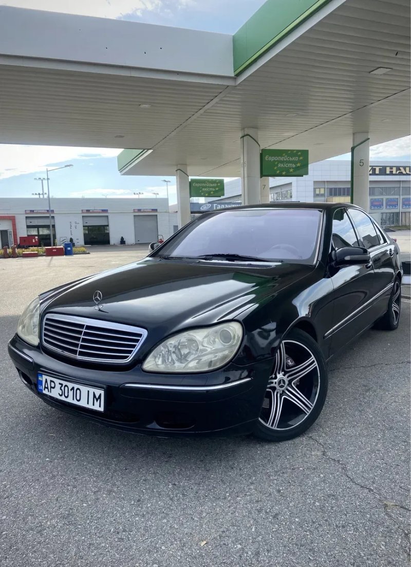 Mercedes w220 long 5.0 бензин на автомате — фото 2