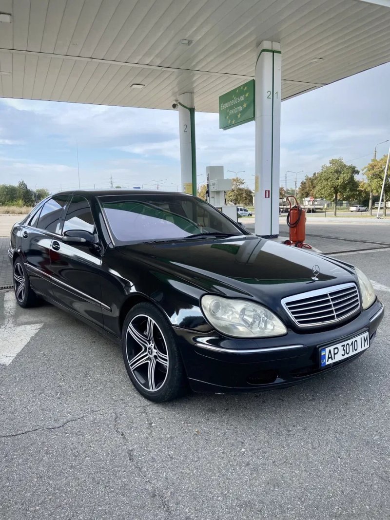 Mercedes w220 long 5.0 бензин на автомате — фото 4