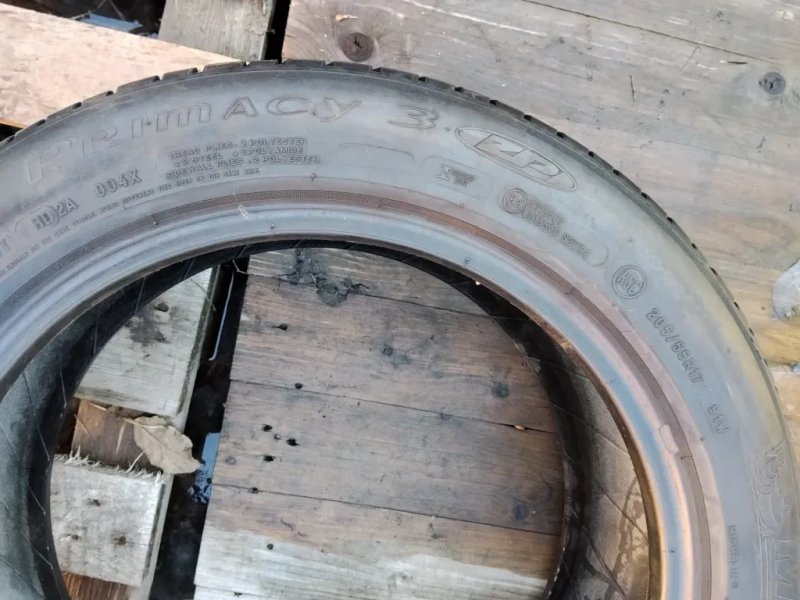 Michelin 205 55 r17 4шт 2шт Меган шини RSC літні б'у резина шевроле з Європи — фото 8