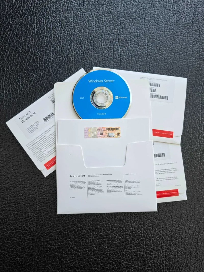 Microsoft Windows Server 2025 Standard 16 Core DVD EP2-25187 — Віндовс Сервер 2025 Стандарт, Виндовс Сервер 2025 ключ ліцензія сервер 2025 ключ — фото 5