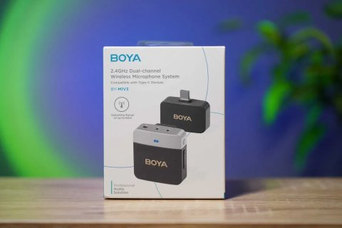 Мікрофон Boya BY-M1V3 Type C – бездротова петличка від BOYA!