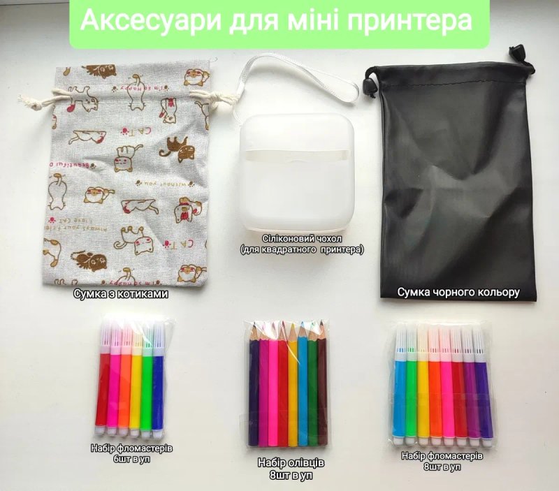 Міні принтер Дитячий принтер Портативний принтер мини Принтер міні — фото 5