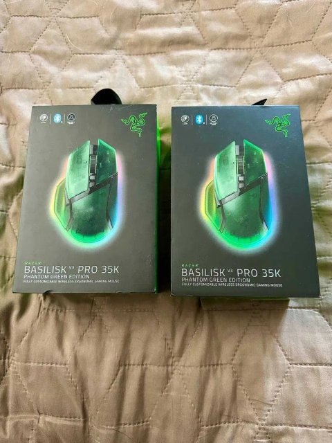 Миша Razer Basilisk V3 PRO Wireless 35K Phantom Green (RZ01-05240300-R3G1)