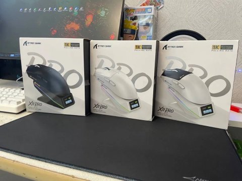 ‼️Мишка Ігрова ATTACK SHARK X11 PRO V2 із зарядною док-станцією TFT-дисплея‼️