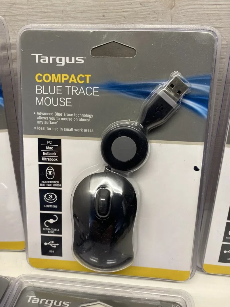Мишка Targus Compact Blue Trace Mouse – нова Технологія BlueTrace забезпечує точне та стабільне позиціонування курсора на різних поверхнях — фото 7