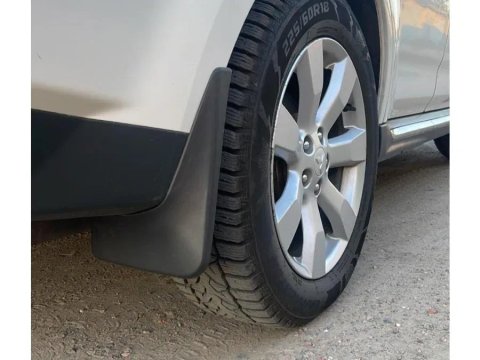 Mitsubishi Outlander 2006-2012 гг. Брызговики под широкий порог (4 шт)