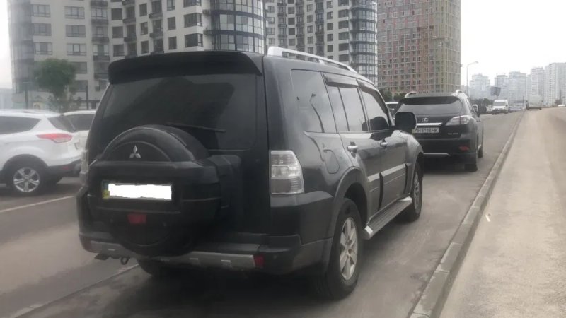 Mitsubishi Паджеро Вагон 4 Колпак Чехол Хомут Обод запасного колеса — фото 5