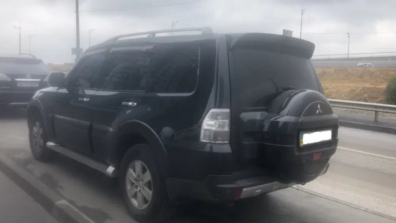 Mitsubishi Паджеро Вагон 4 Колпак Чехол Хомут Обод запасного колеса — фото 6