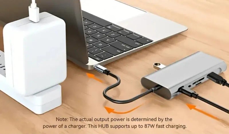 Многофункциональный USB Type-C Хаб 11-в-1 / Док-станция 4K Ultra HD — фото 3