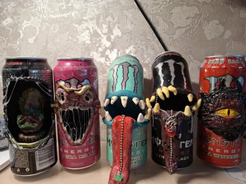 Monster energy Фигурка из банки