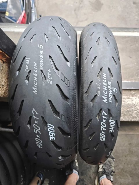 Мото шини комплект 120/70 190/55 R17