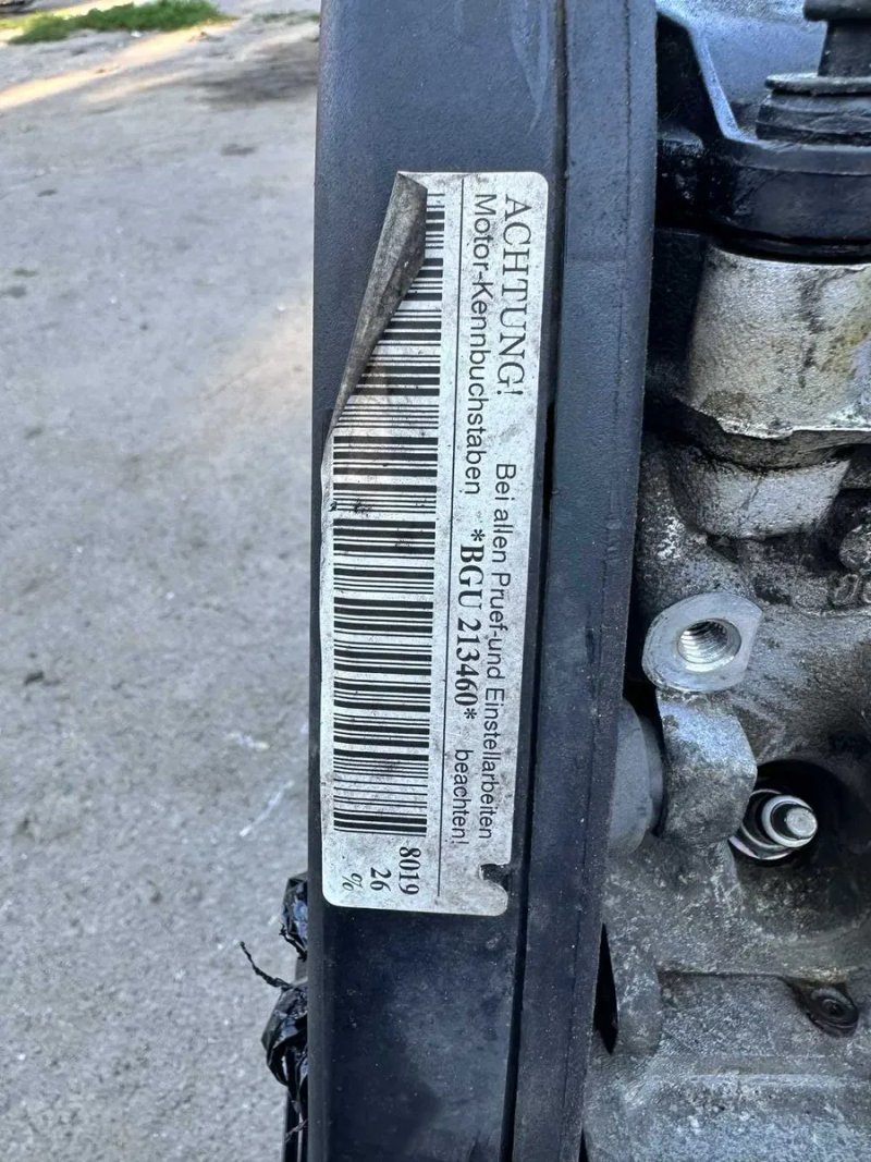 Мотор Двигун 1.6 Mpi  BSF AVU BFQ BSE BGU Skoda Volkswagen — фото 2