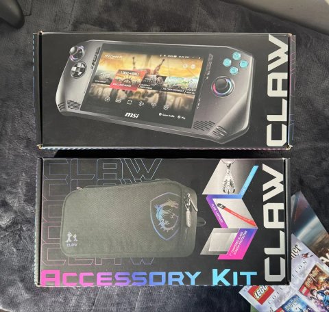 MSI Claw A1M. Core Ultra 7. Повний комплект + офіційний набір аксесуарів