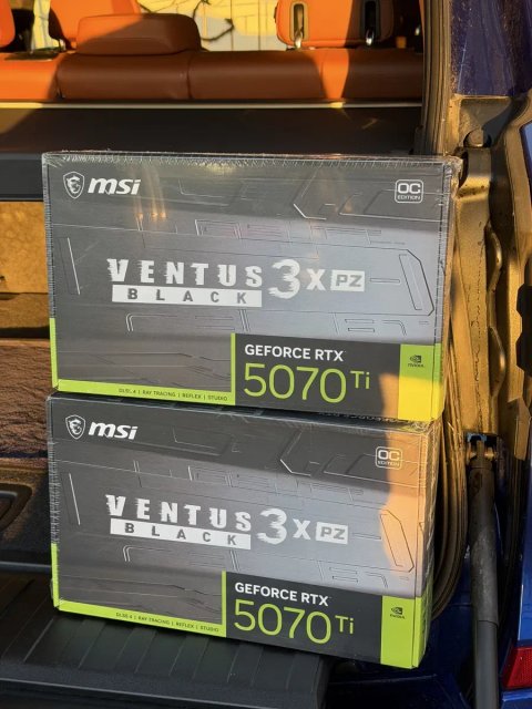 MSI GeForce RTX 5070 Ti 16G VENTUS 3X PZ OC (912-V531-657, G507T-16V3ZC) Нові. Запаковані