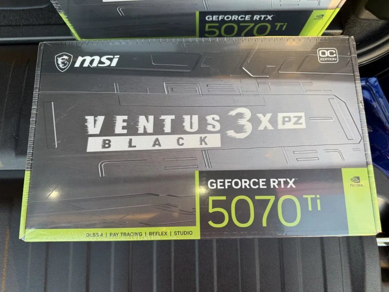 MSI GeForce RTX 5070 Ti 16G VENTUS 3X PZ OC (912-V531-657, G507T-16V3ZC) Нові. Запаковані — фото 2