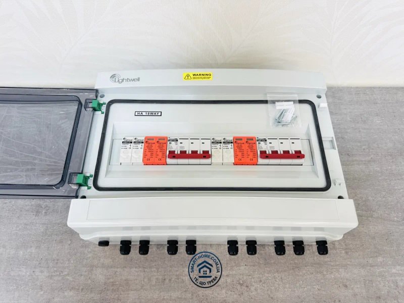 На 2 стрінги‼️1000В 32А PV DC щит MCB SPD збірка комплект для сонячних солнечных панелей поля захисту захист защита инвертора інвертора ПЗІП УЗІП УЗИП — фото 4