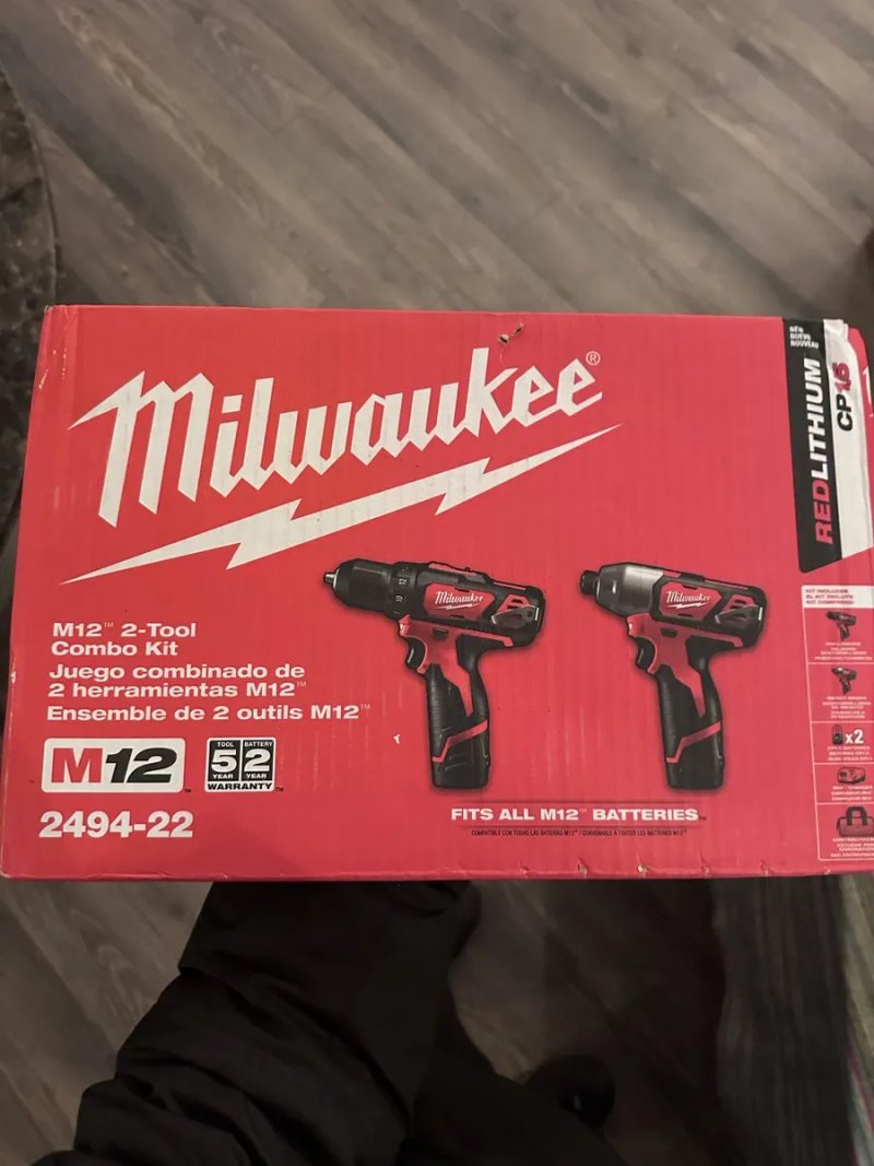 Набір акумуляторних шуруповертів Milwaukee 2494-22 M12 — фото 6