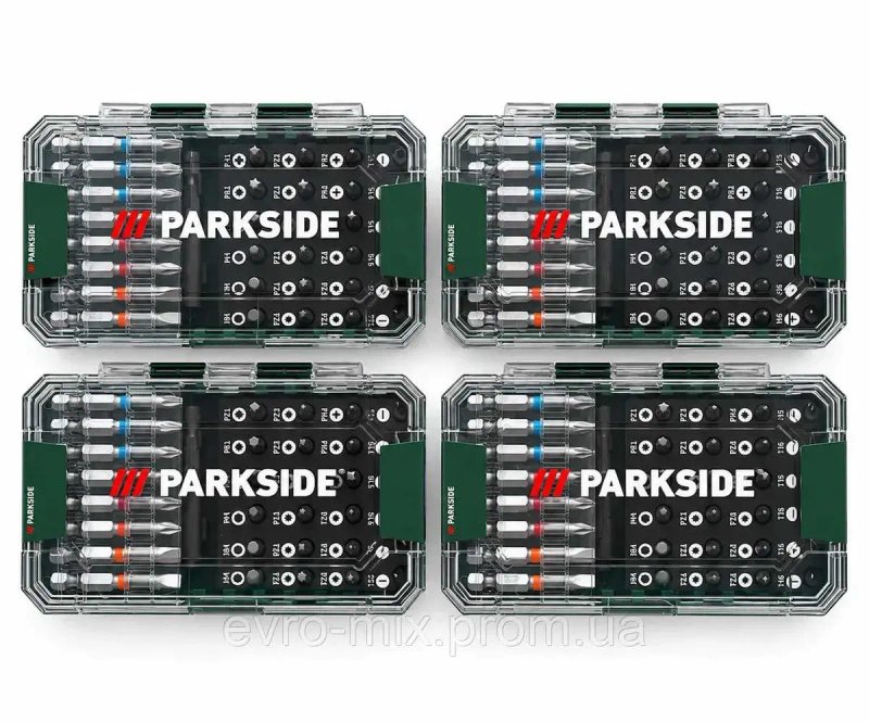 Набір біт і торцевих головок PARKSIDE 37 предметів — викруткові насадки 25/50 мм із магнітним тримачем у кейсі Німеччина — фото 5