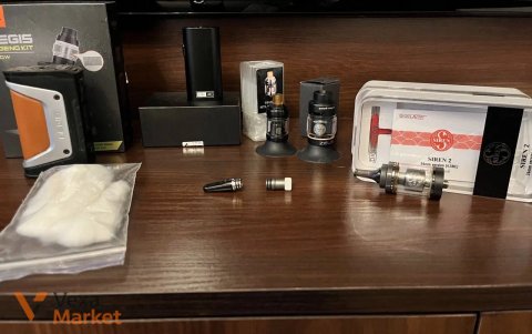 Набір вейп-пристроїв: GeekVape L200, атомайзери та дрип-типи