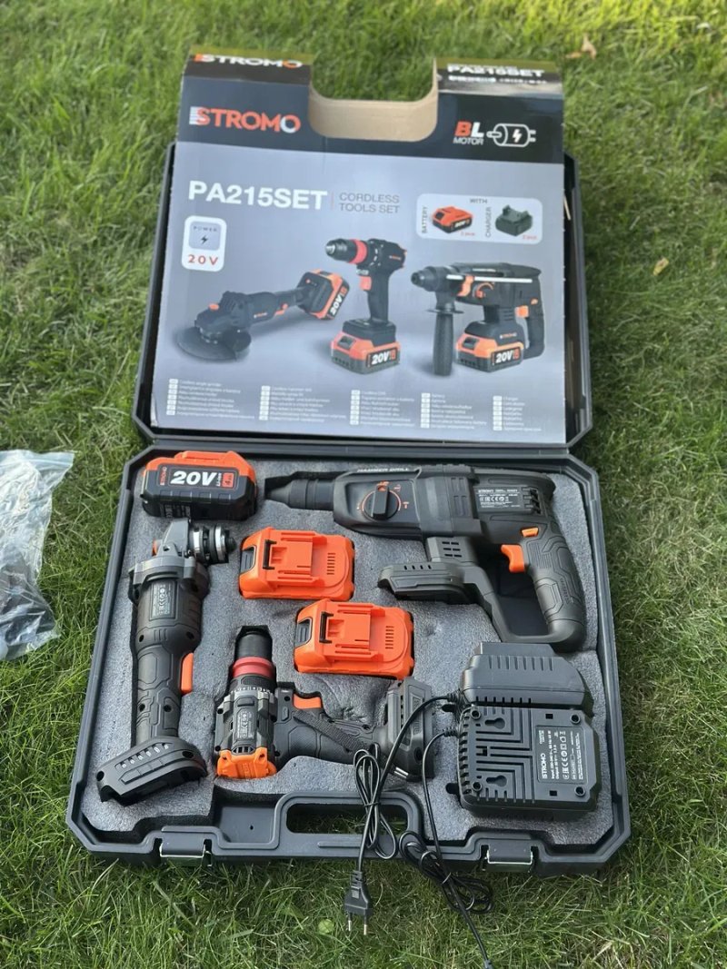 Набор аккумуляторного инструмента 3 в 1 STROMO PA215SET — фото 4