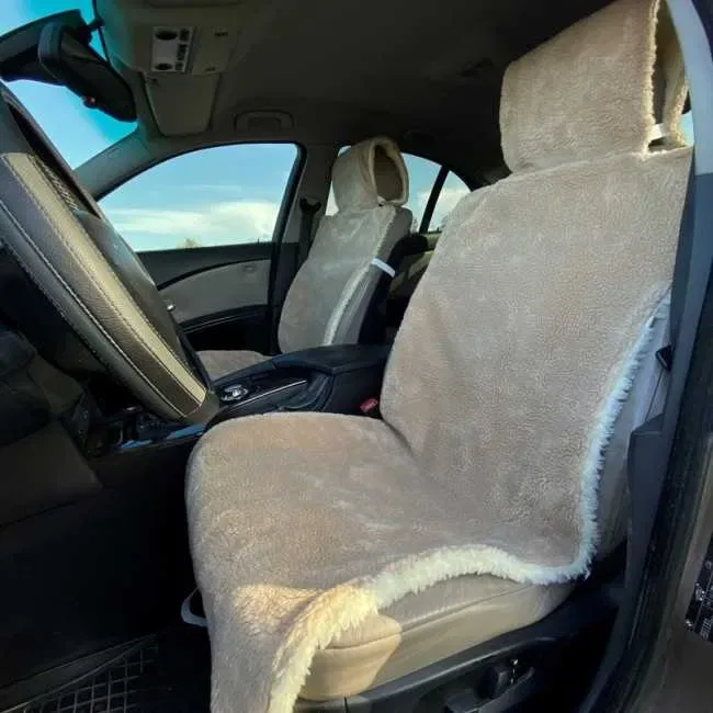 Накидки на сиденья автомобиля меховые, овчина авто — фото 7