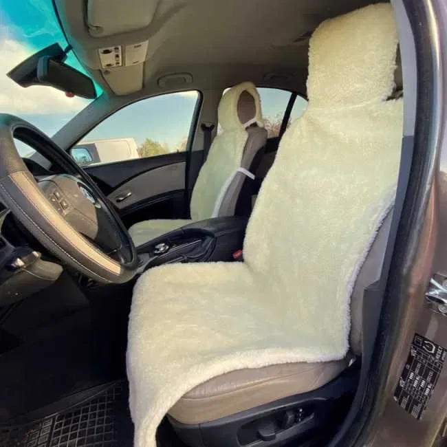 Накидки на сиденья автомобиля меховые, овчина авто — фото 8