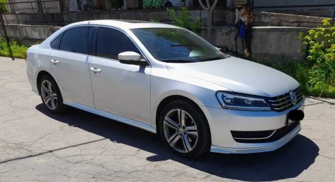 Накладка на передний, задний бампер Volkswagen Passat B7 USA, Накладки на пороги, тюнинг Фольксваген Пассат Б7 Америка, Юбка , Губа, Диффузор