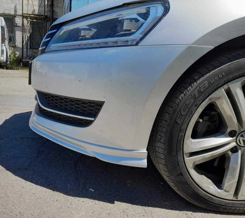 Накладка на передний, задний бампер Volkswagen Passat B7 USA, Накладки на пороги, тюнинг Фольксваген Пассат Б7 Америка, Юбка , Губа, Диффузор — фото 2