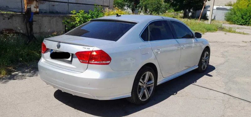 Накладка на передний, задний бампер Volkswagen Passat B7 USA, Накладки на пороги, тюнинг Фольксваген Пассат Б7 Америка, Юбка , Губа, Диффузор — фото 6