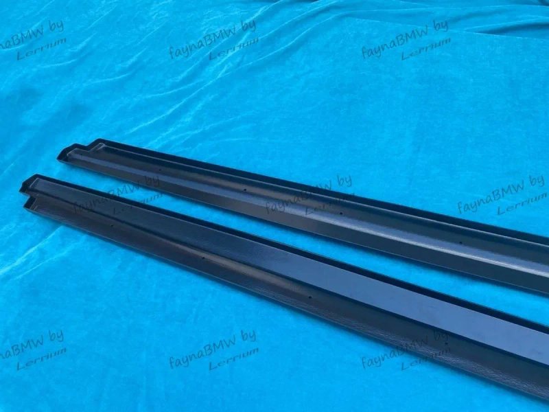 Накладки на пороги БМВ Е60 М пакет, леза на пороги БМВ Е60 — фото 8