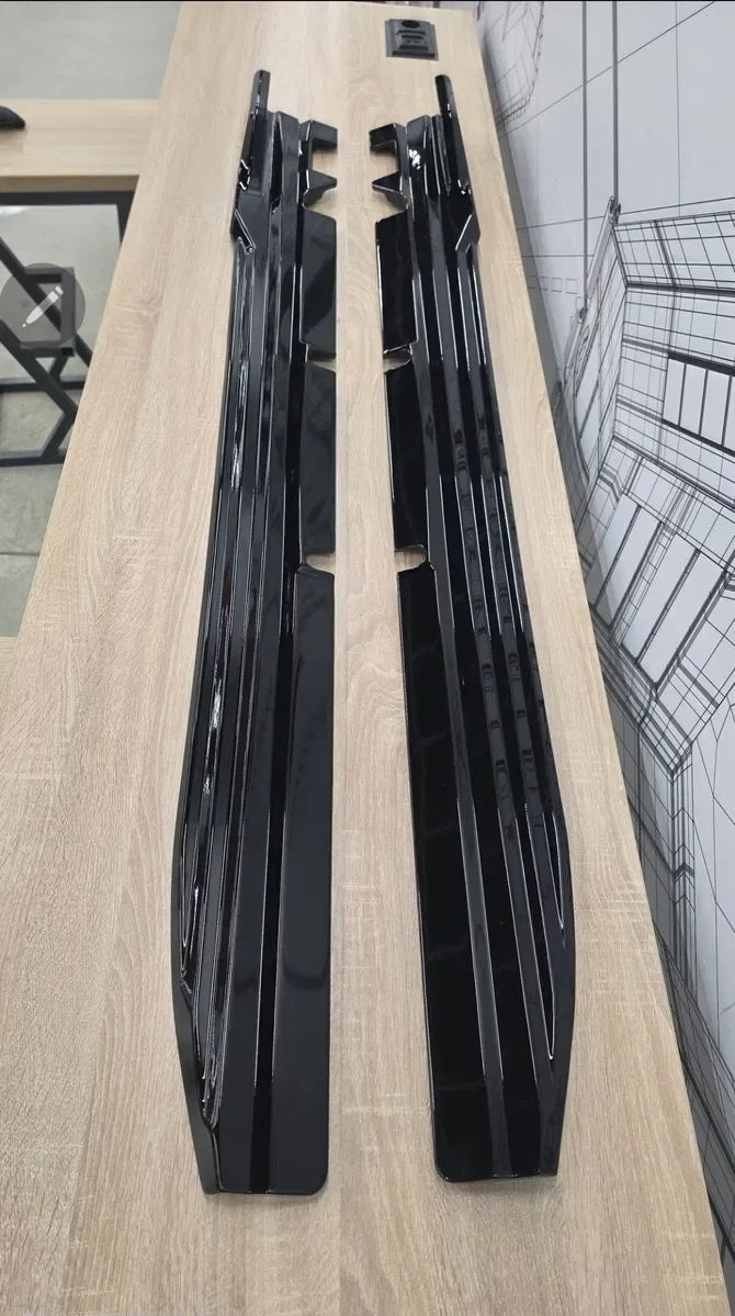 Накладки на пороги BMW X3 G01 X4 G02 F97 F98 X3M X4M диффузор спойлер сплиттер обвес сплiтер — фото 4
