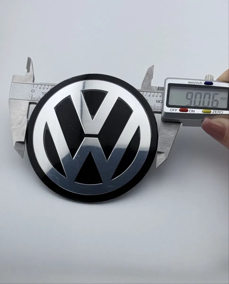 Наклейки на ковпаки Skoda, VW 90 мм, 120 мм. Значки шкода 9 см, 12 см — фото 4