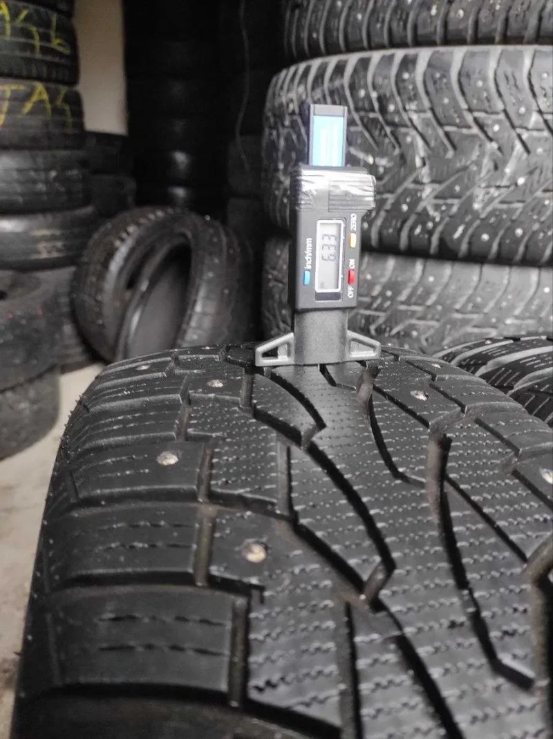 Nankang NK Snow SW-7 215/60r17 4шт, 6,3-6,6мм, ЗИМА. Привезены из Финляндии — фото 4
