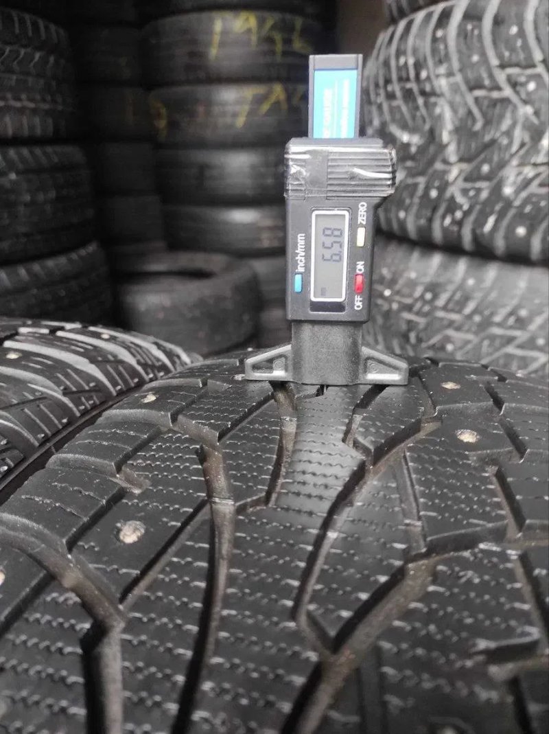 Nankang NK Snow SW-7 215/60r17 4шт, 6,3-6,6мм, ЗИМА. Привезены из Финляндии — фото 5