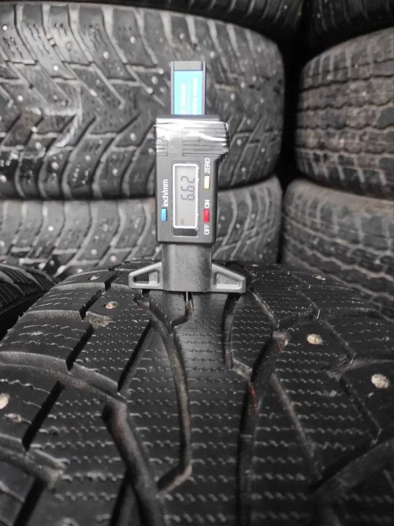 Nankang NK Snow SW-7 215/60r17 4шт, 6,3-6,6мм, ЗИМА. Привезены из Финляндии — фото 6