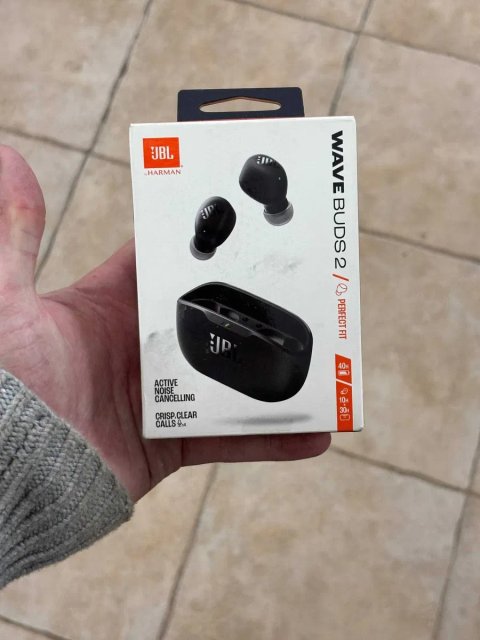 Наушники JBL Wave Buds 2 (JBLWBUDS2BLK) Black ORIGINAL