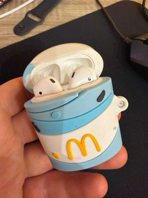 Навушкники airpods 2 (a1602) + ПОДАРУНОК КЕЙС МакФлури